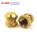 Inmold-Tek Round Head Brass Knurls Insert Nuts